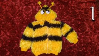 Детская кофта джемпер или курточка вязание спицами подарок своими руками