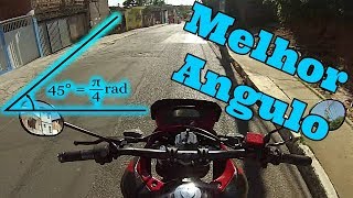 Melhor angulo da câmera no capacete.
