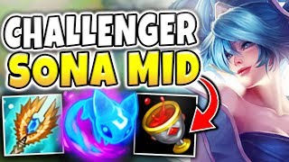 A 16 YEAR OLD GIRL GETS CHALLENGER ABUSING SONA MID? HOW IS THIS EVEN POSSIBLE?! - League of Legends