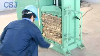 JP6040T10B Small-sized vertical hydraulic baler machine/baling machine/baling press