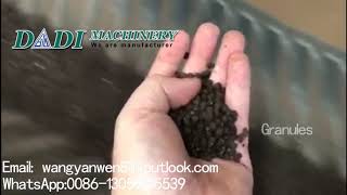Organic fertilizer production line: produce uniform ball shape organic fertilizer granules