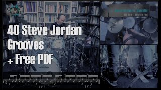40 Steve Jordan Grooves + Free PDF Transcriptions