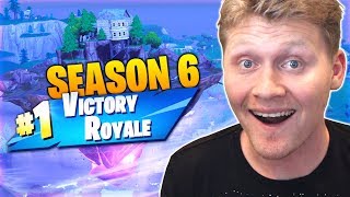 MY FIRST VICTORY ROYALE OF SEASON 6!