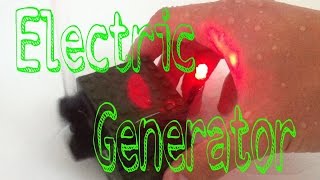 Homemade mini Hydroelectric Generator (Tutorial)