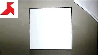 Как сделать квадрат из прямоугольного листа бумаги формата А4?