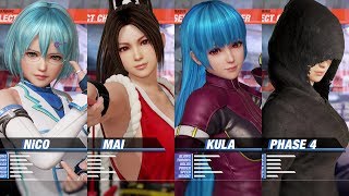 Dead or Alive 6 All Character Select Animations (SNK DLC Update)