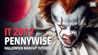 It 2017 - Pennywise Halloween Makeup Tutorial