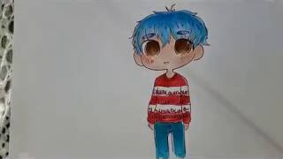 Suga BTS Chibi drawing
