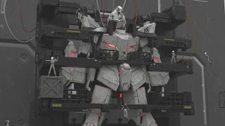 3DCGガンダム  ユニコーンガンダム整備中　UNICORNGUNDAM ON WORK ORDER