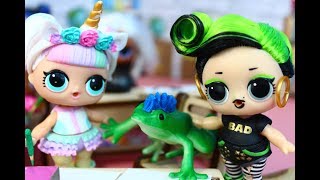 КУКЛЫ ЛОЛ. Почему  Панки ЛЯГУШКА? Мультик про куклы LOL SURPRISE. MC Family