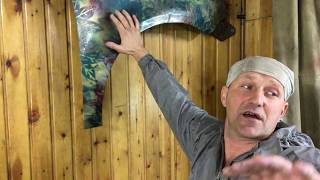 нанесение лака на раптор (камуфляж)