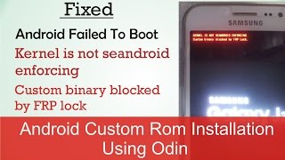 [Fixed ] Kernel / Recovery is not seandroid enforcing in Android Phone Hindi - Urdu