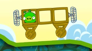 Bad Piggies #1 Плохие свинки мультик игра про машинки с мультяшными героями #МАШИНКИКИДА