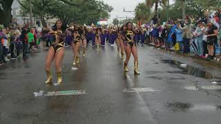 Alcorn State University  "Sounds of DynOmite" ""Jam Tonight"" 2018 Mardi Gras Parade in New Orleans