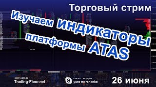 Изучаем индикаторы платформы АТАС. Торговля forex в режиме онлайн.