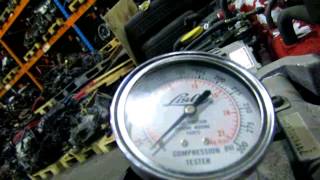 JDM Subaru WRX STI GC8 EJ207 Version 6 Engine Compression Test @ JDM Nagoya Auto Parts