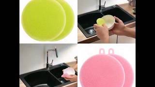 Antibacterial silicone sponge/scrubber - Healty and useful