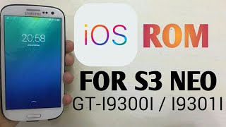 IOS ROM FOR GALAXY S3 NEO GT-I9300I / I9301I || FIUI OS