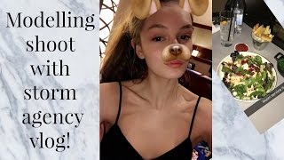 MODELLING SHOOT WITH STORM AGENCY VLOG! | India Grace
