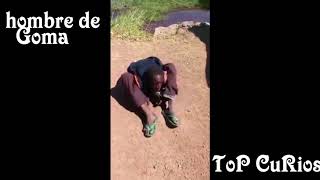 El hombre de goma (contorsionista)