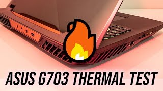 ASUS G703GI Thermal Testing, Overclocking and Undervolting