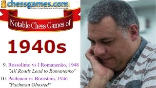 Brilliant Chess Games : Chessgames.com "best of the best" Chess Games - the 1950s - Part 2 of 5