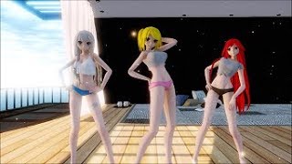 [MMD] STEP (Fairy Tail) (Lucy, Erza, Mirjane)