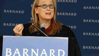 Meryl Streep, Barnard Commencement Speaker 2010, Columbia University