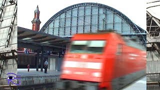 Hauptbahnhof Bremen DB Eisenbahnalltag Schnappschüsse im August 2003 mit 151, 365+PbZ, 110.3 und 101