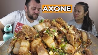 MUKBANG PORK WITH AXONE/HAWAIJAR/FERMENTED BAMBOO SHOOT/SOIBUM AND GREENS