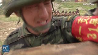 A boot camp with a difference! Watch intensive training of Chinese special forces