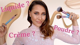 Fond de teint fluide, poudre ou crème ?