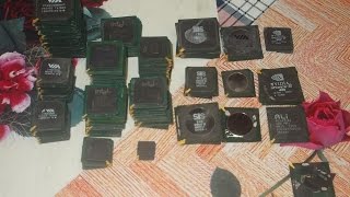 Золото с мостов Intel , 50 штук !