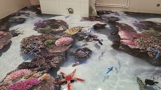 Потрясающее произведение искусства  3D Полы