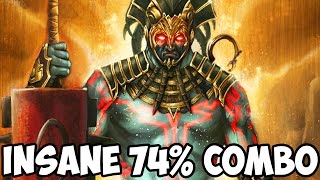 Mortal Kombat X: INSANE 74% COMBO WITH KOTAL KAHN! - Mortal Kombat XL Random Character Select