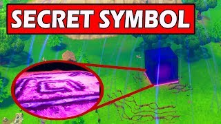 *SECRET* SYMBOLS UNDER CUBE! (LOW GRAVITY DOME) FORTNITE SEASON 5 STORYLINE