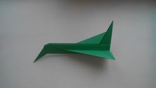 Оригами самолет из бумаги (Origami Concorde) how to make a paper airplane that flies far