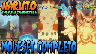 Naruto Storm Revolution: Naruto Uzumaki + Sage Mode + KCM + Link Kurama Complete Movesets