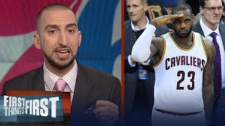 Nick Wright on Celtics eliminating 76ers, Why Philly needs LeBron | NBA | FIRST THINGS FIRST