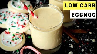 Low Carb Eggnog Recipe | How To Make Eggnog | Nonalcoholic + Homemade + Easy + KETO Friendly
