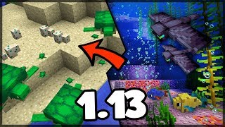 ✔ SAIU A ATUALIZAÇÃO AQUÁTICA!!! VEJA AS NOVIDADES - MINECRAFT 1.13 / 1.3