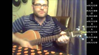 How to play Ob-La-Di, Ob-La-Da by The Beatles on acoustic guitar (Made Easy)