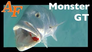 Monster GT fishing Toughest Fish in the Ocean Surface strikes EP.373
