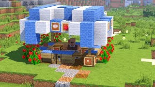 Палатка для торговли в Майнкрафт. Как построить? Tent for trade. How to build? Minecraft