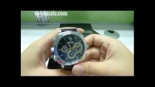 How To Use 1080P HD Waterproof Sport Watch Camera Hidden Spy Watch DVR