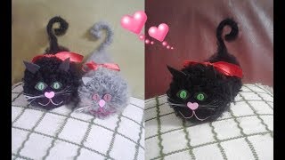 GATINHO DE LÃ - com rolo de papel higiênico!!!