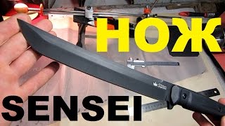 НОЖ SENSEI от Kizlyar Supreme – мини обзор и результаты заточки