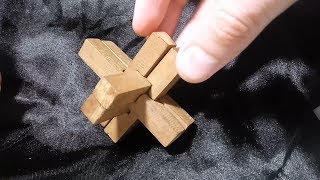 Сборка головоломки двойной Крест 3D (головоломка адмирала Макарова)