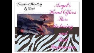 Diamond Painting Unboxing and First Impressions - Angel's Hand Offices Store on Ali Express