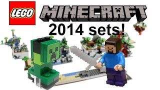 LEGO Minecraft minifigure-scale 2014 sets list revealed!